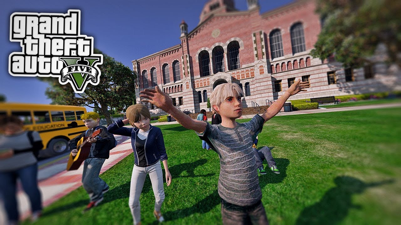 WIR gehen in die SCHULE! - GTA 5 Real Life Mod