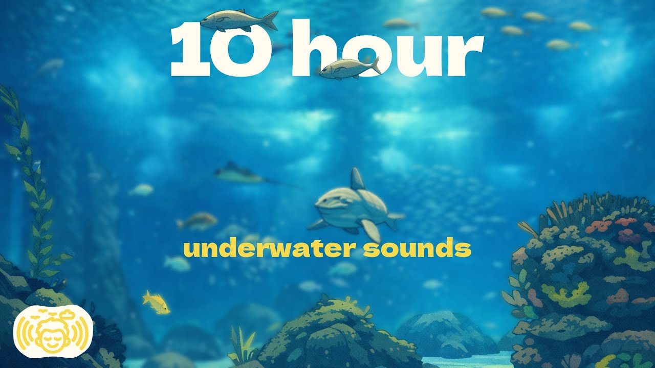 Underwater Sounds for Deep Sleep 🌊 10 Hours of Calm Ocean Ambience