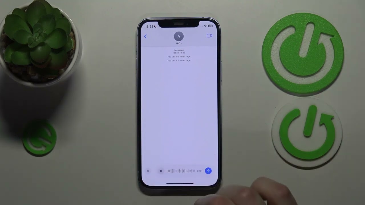 iPhone 16e &ndash; Sprachnachricht senden auf dem iPhone