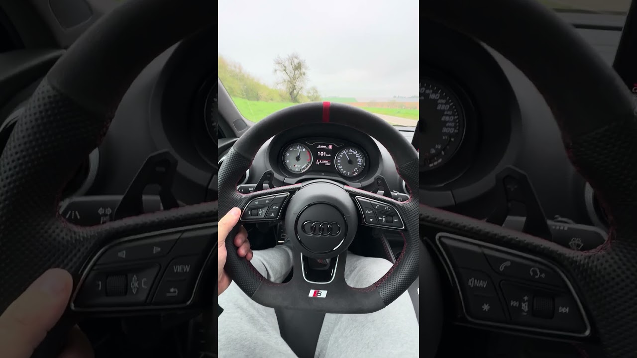 Audi S3 8V Chiptuning Stage 1 Tuning POV 360HP/460NM + Gearbox Tune + Loud Shifts