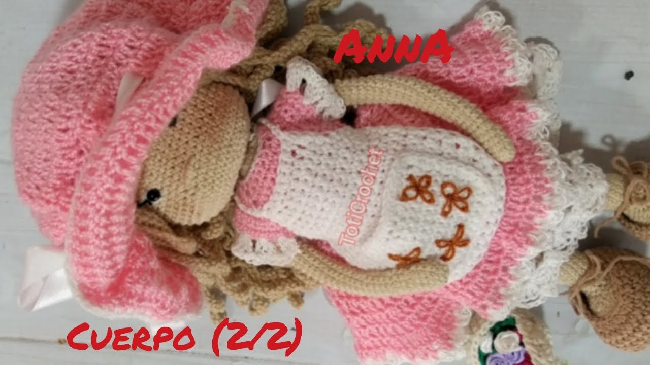 Amigurumi,AnnA muñeca,cuerpo base (2/2)
