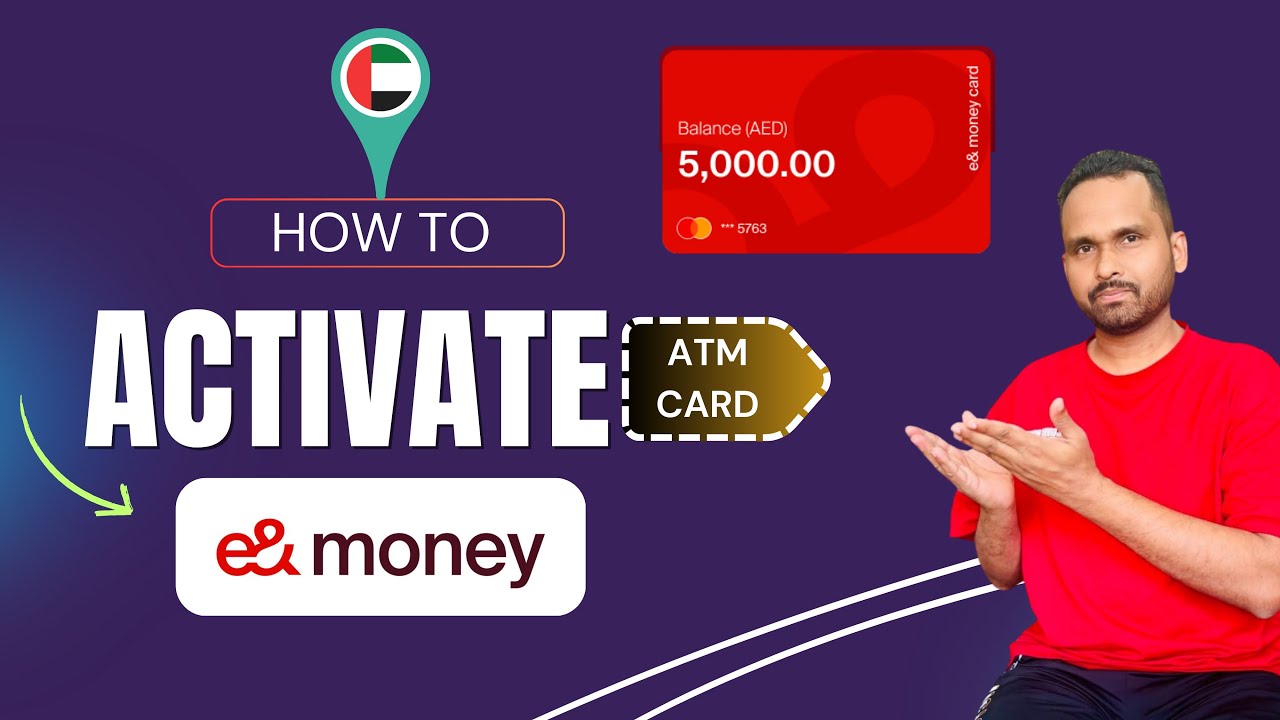 Как активировать банкоматную карту e&money через приложение в ОАЭ 🇦🇪