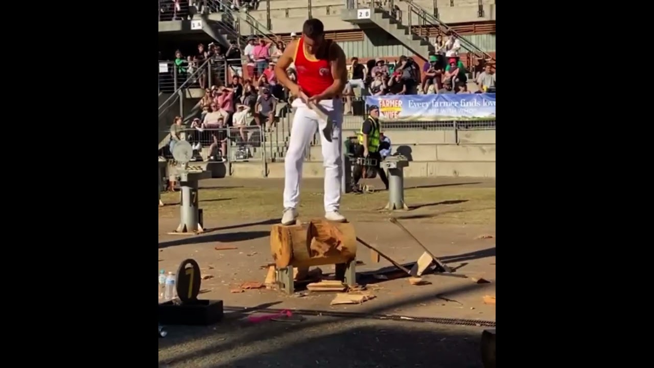 Iker Vicente en el campeonato del mundo de corte de velocidad