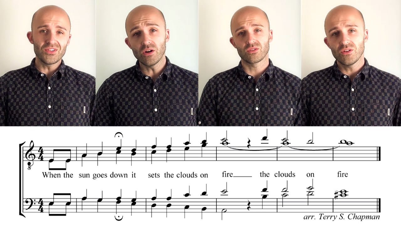 Tag tutorial // Clouds on fire (Terry S. Chapman) - Barbershop quartet