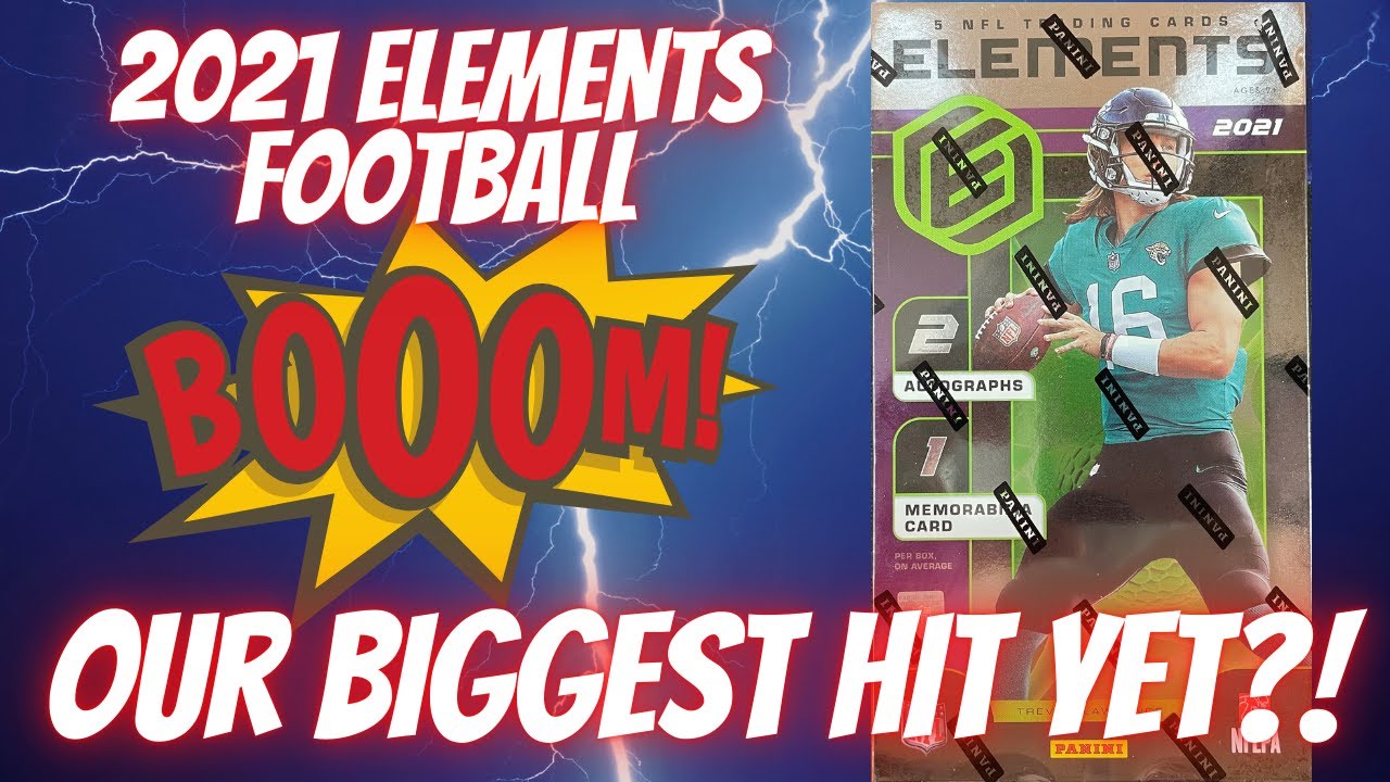 KABOOOOM!!!! 2021 Panini Elements Football Hobby Box. OUR BIGGEST HIT EVER?!?!