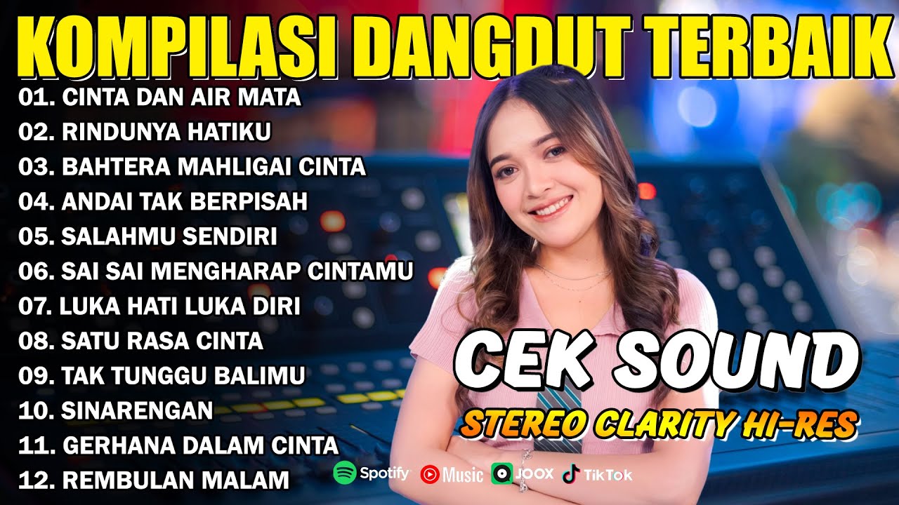 KOMPILASI DANGDUT TERBAIK PALING BANYAK DICARI - AUDIO JERNIH COCOK BUAT CEK SOUND