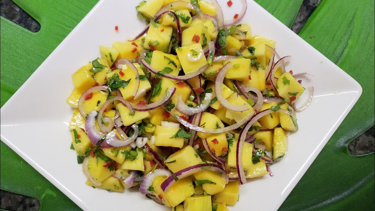 Salada de manga super refrescante