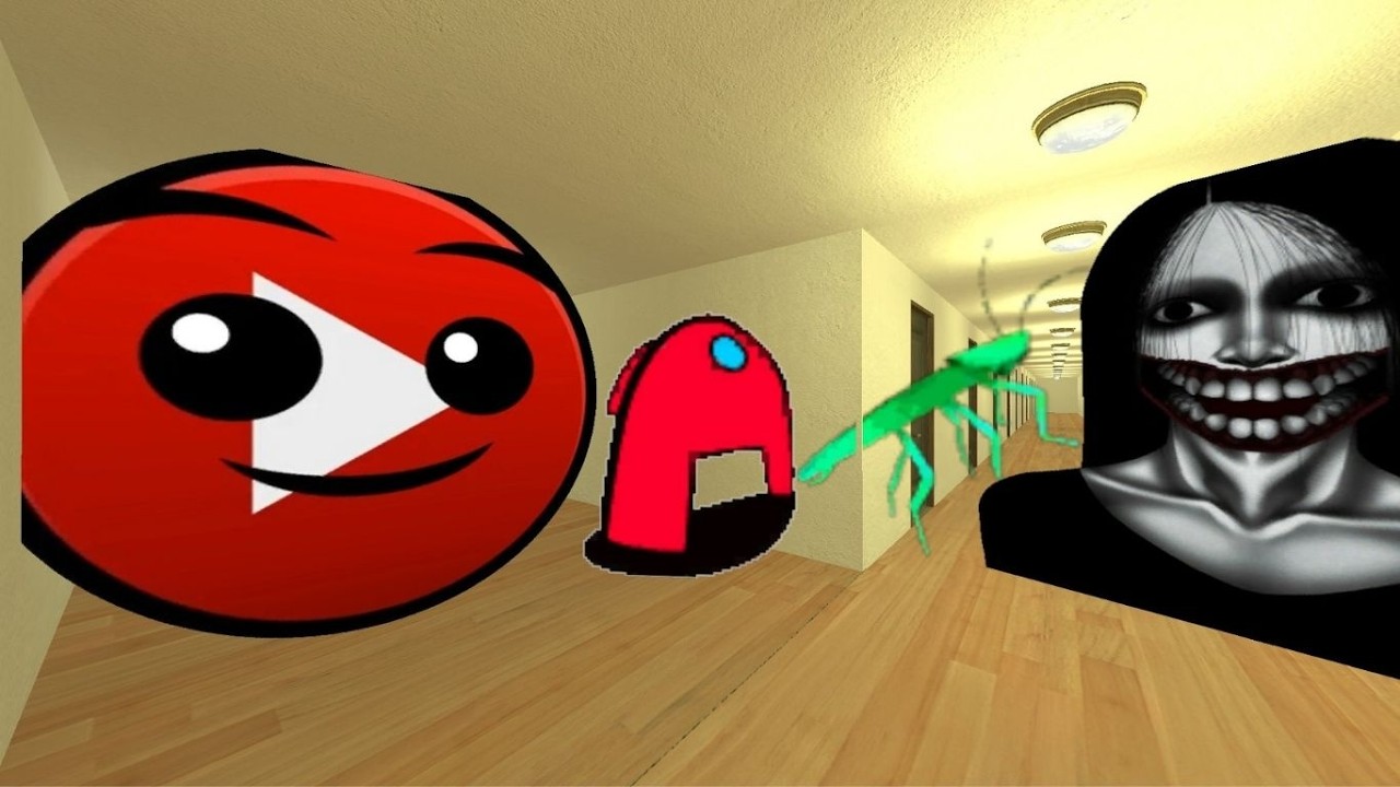 Youtube Face Amoryc And Cockroach Nextbot Gmod Fun Hotel  #Nextbot #Gmod