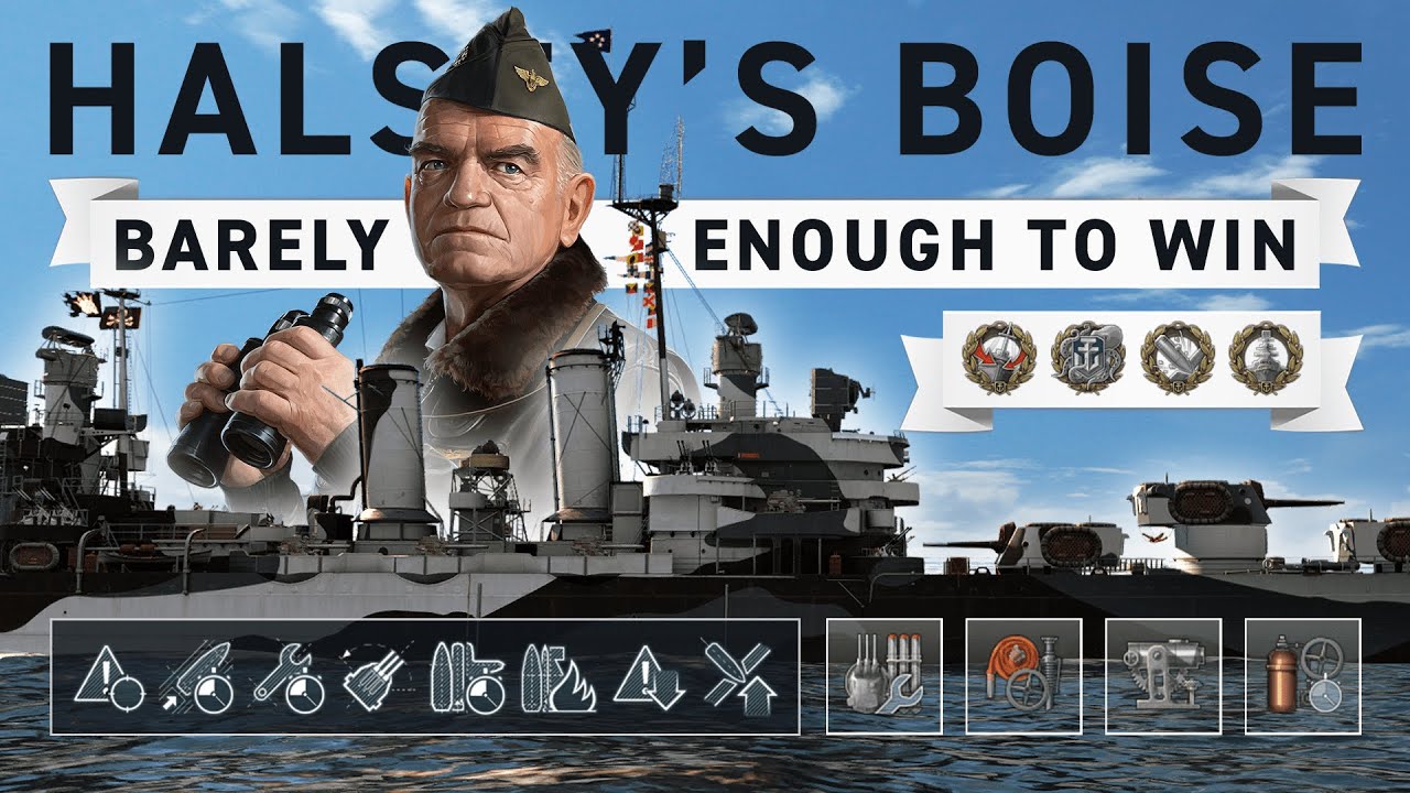 World of Warships - Halsey's Boise | Barely Enough to Win