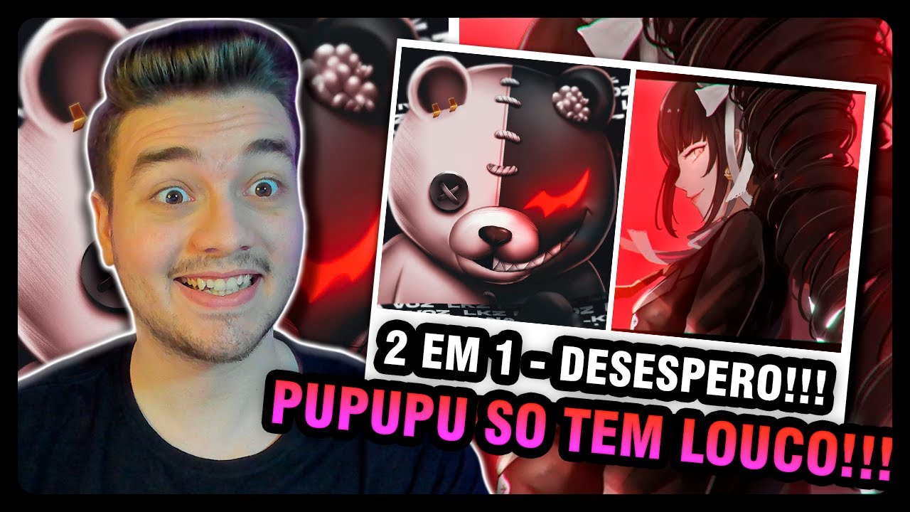 REACT 2 EM 1 | Desespero 🔪 | LKZ ft. Shaman_‬ & Puro Desespero (Danganronpa) - DKZ