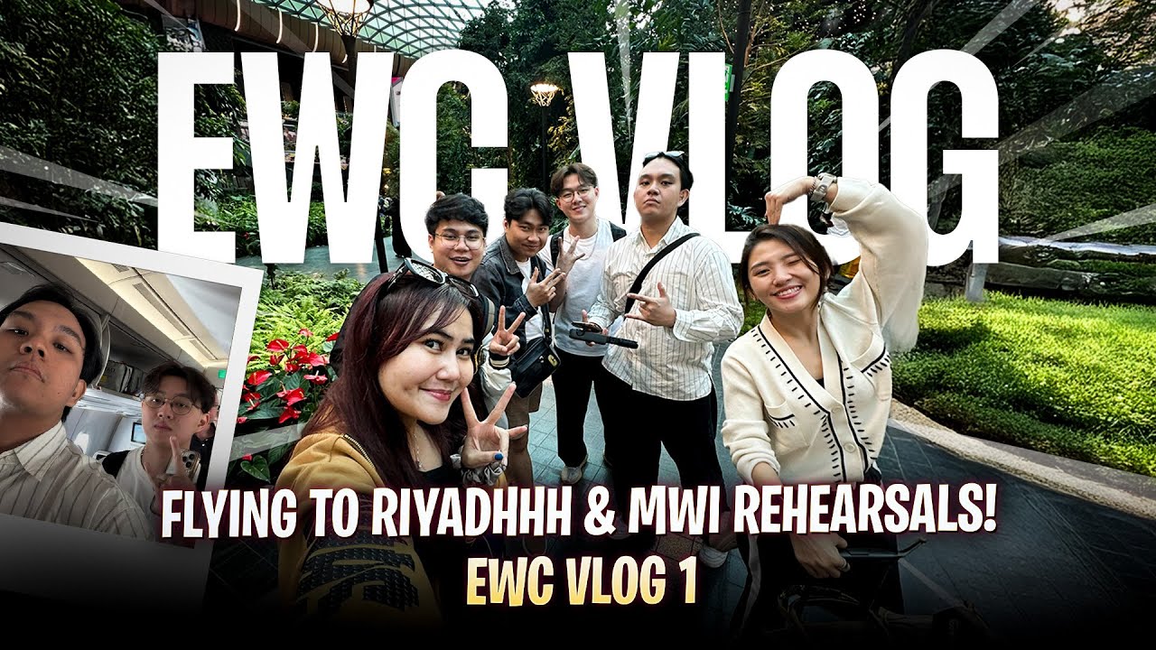 ESPORTS WORLD CUP! Flying To RIYADH! Mirko's EWC VLOG 1