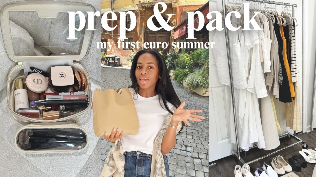 TRAVEL PREP: prep & pack with me for ITALY