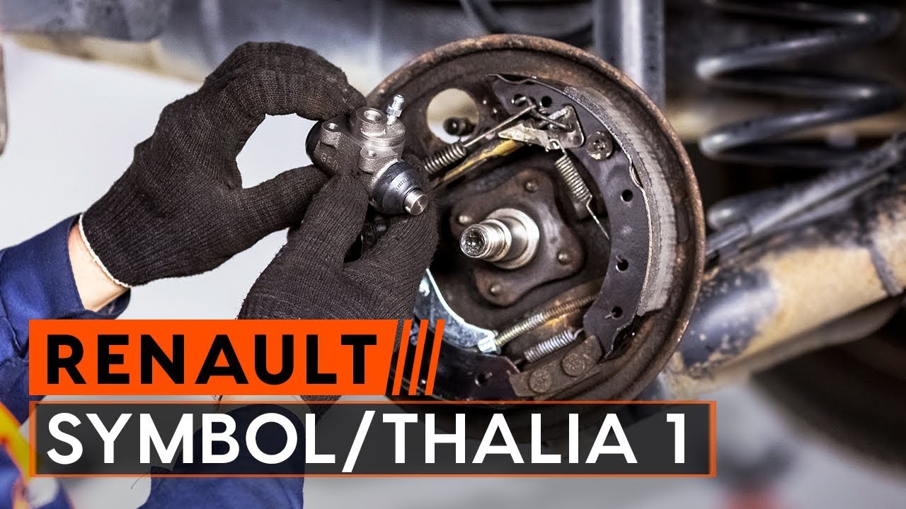 How to change wheel cylinder on RENAULT SYMBOL/THALIA 1 [TUTORIAL AUTODOC]