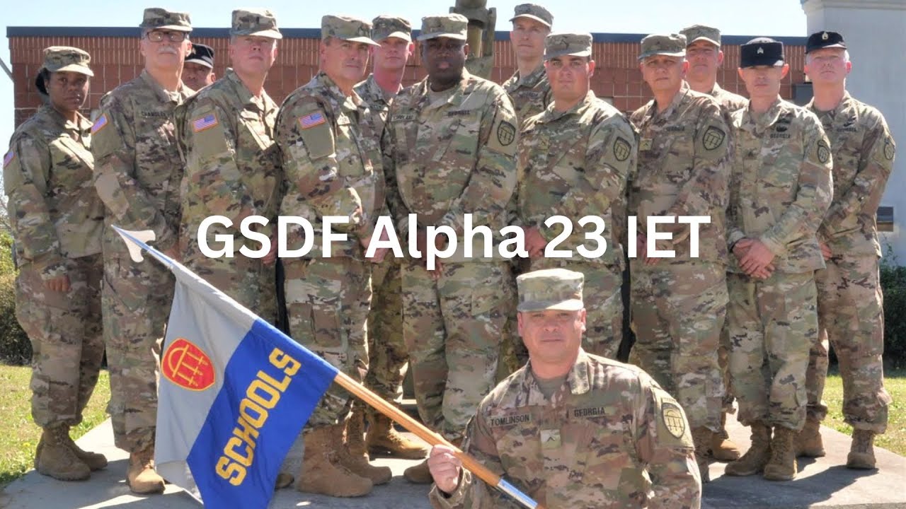 Georgia State Defense Force IET Alpha 23 Graduation