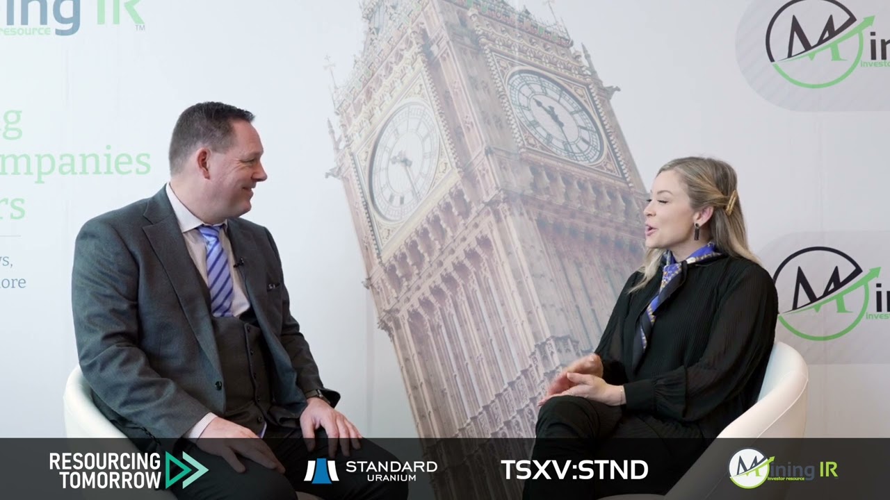 MiningIR Speaks with Jon Bey from Standard Uranium at Resourcing Tomorrow 2022 in London, UK