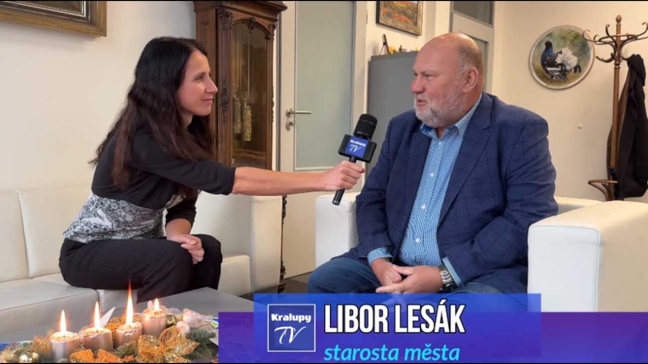 Kralupy TV: Novoroční rozhovor se starostou Liborem Lesákem (1. 1. 2026)
