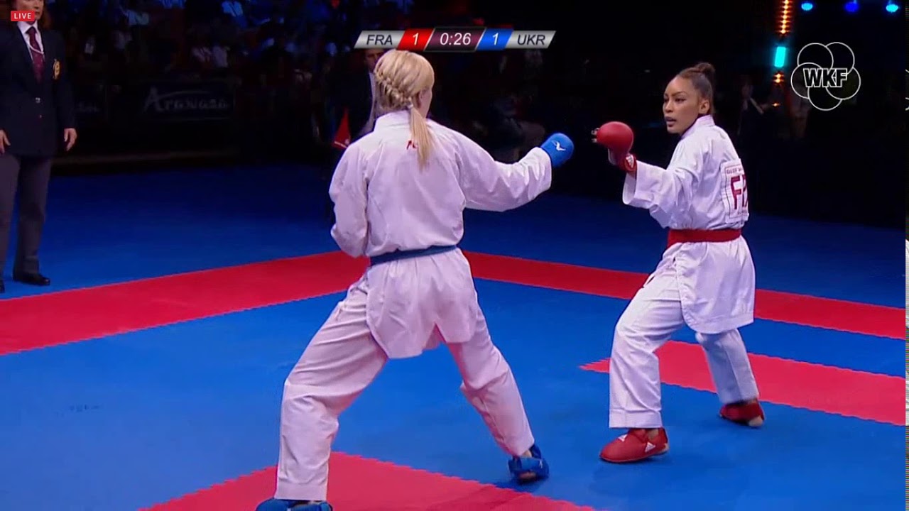 53rd EKF Senior Championships - Kumite Feale -61Kg - L. Ignace (FRA) - A. Serogina (UKR)