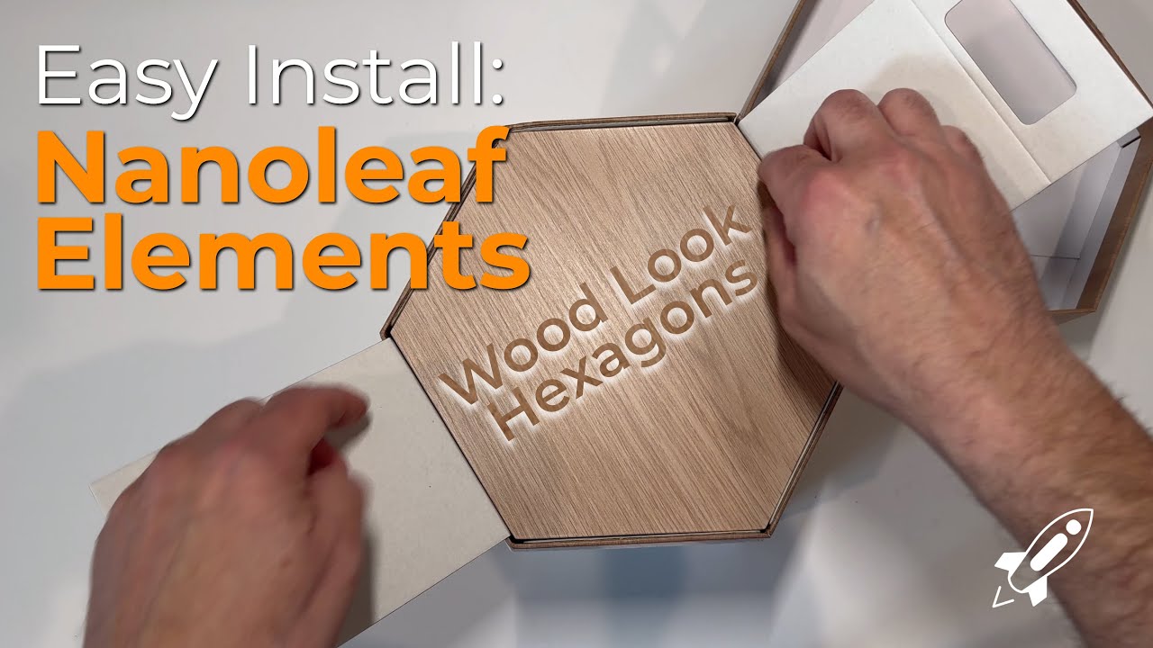 How to Install Nanoleaf Elements Hexagons in 7 mins! #howto #smarthome #diy #led @nanoleafofficial