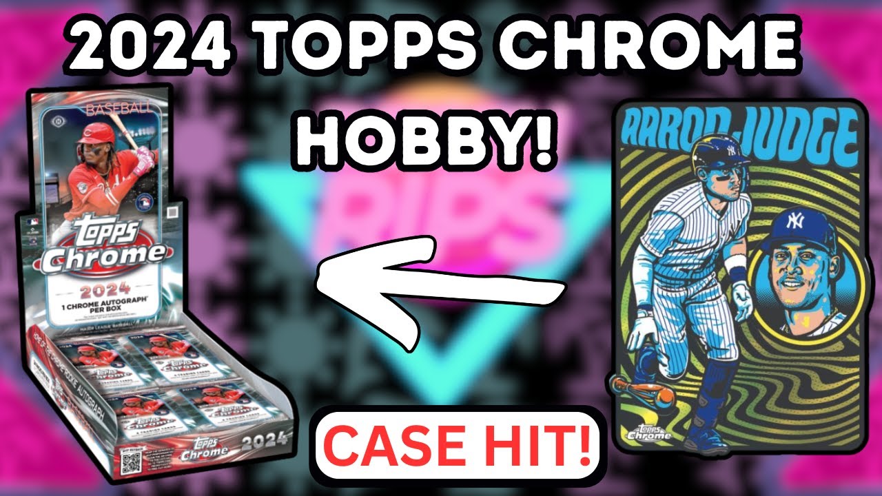 CASE HIT! 2024 TOPPS CHROME BASEBALL HOBBY BOX REVIEW!