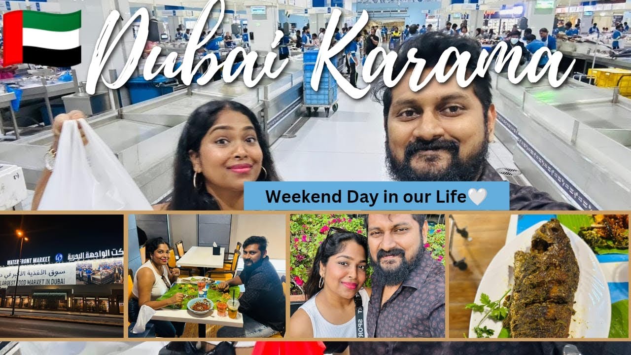 The Largest😱Food Market in Dubai🇦🇪 | Weekend Dubai Karama vlog | Dubai Waterfront Market | Dhe Fish