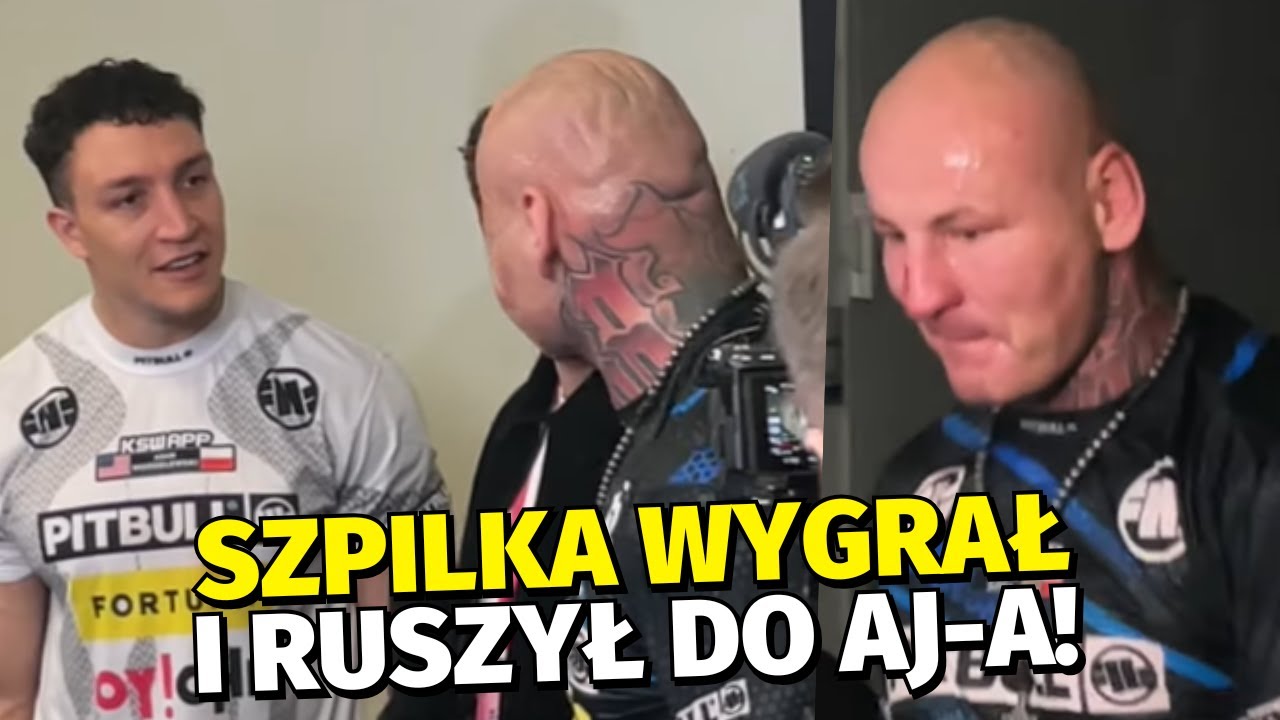 ARTUR SZPILKA PO NOKAUCIE NA KSW. OD RAZU RUSZYŁ W STRONĘ AJ-A!