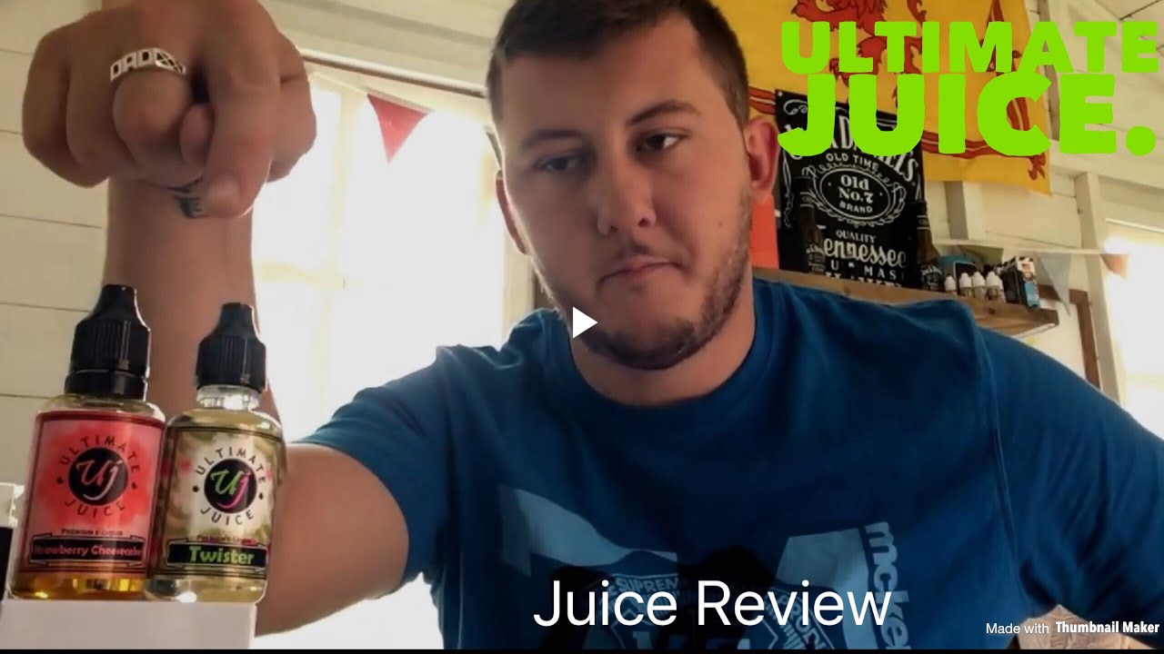 Ultimate juice taste test review, strawberry cheesecake and twister lolly