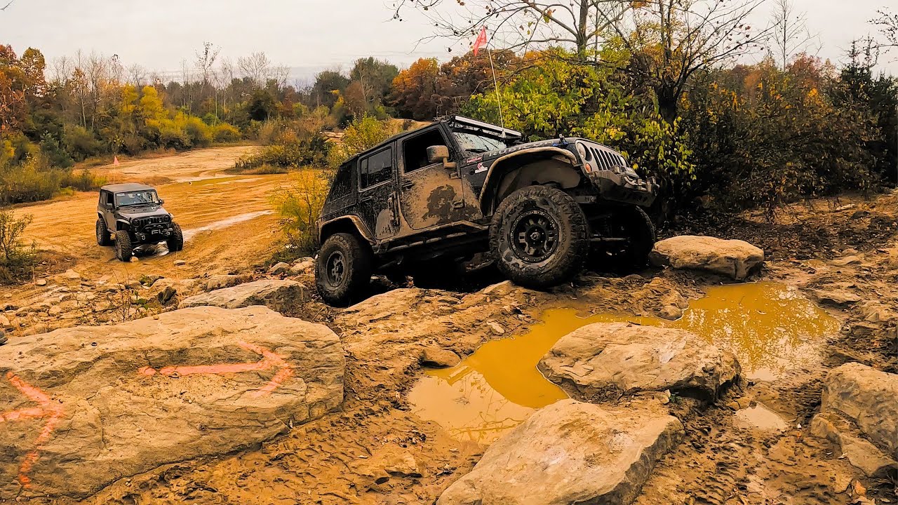 Exploring new lines for us in the Jeep Wrangler!