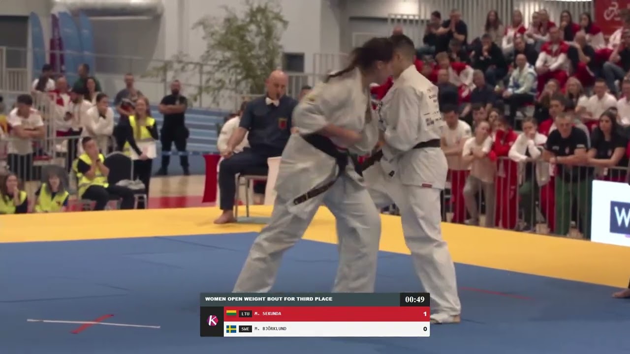 Selection - Marija Sekunda - Mirjam Björklund 2024 European Karate Championship Adults Open Weight