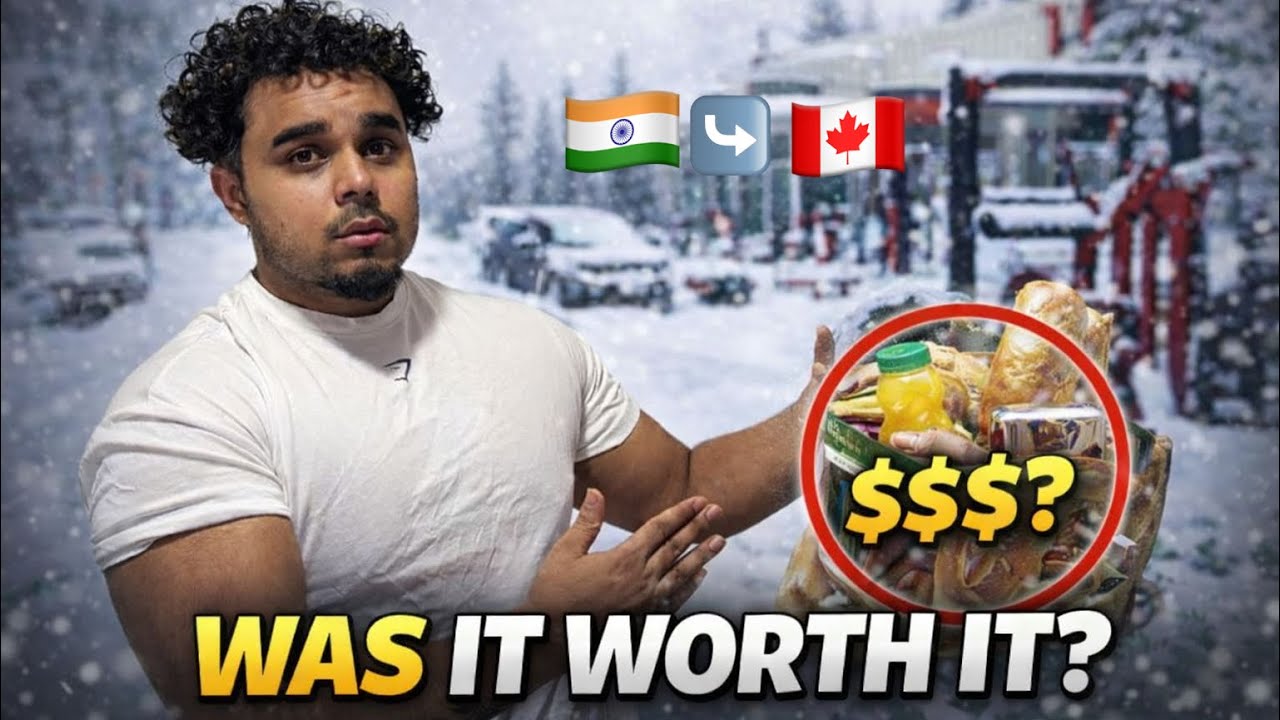 A Real Day in Canada 🇨🇦 | Fruits Price, Mustang GT, Snow & Gym Job Life