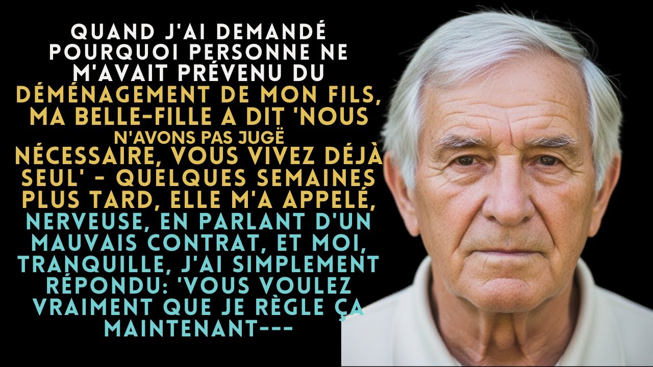 J'AI DEMANDÉ POUR LA DÉMÉNAGEMENT, NORA A DIT ＂PAS BESOIN DE SAVOIR＂ — PUIS ELLE A SUPPLIÉ