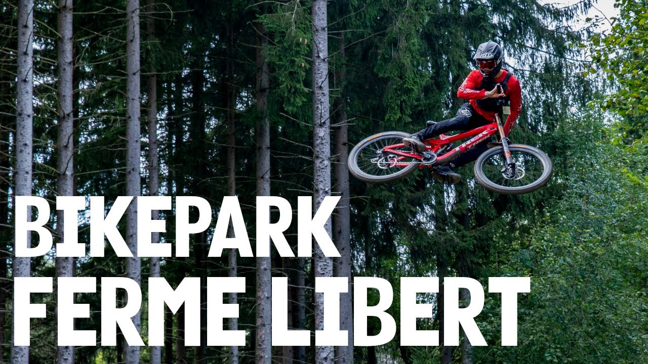 Bikepark Ferme Libert Malmedy raw clips POV + crash