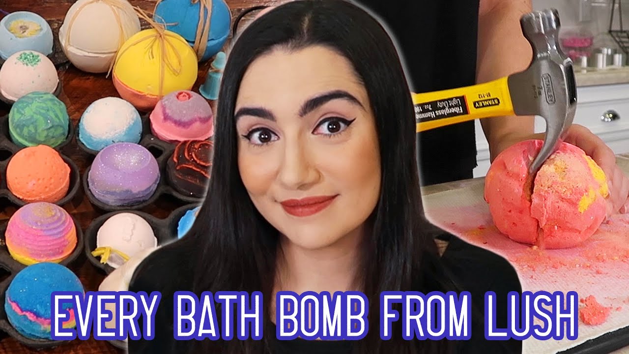 Смешиваем все бомбочки для ванн от Lush вместе