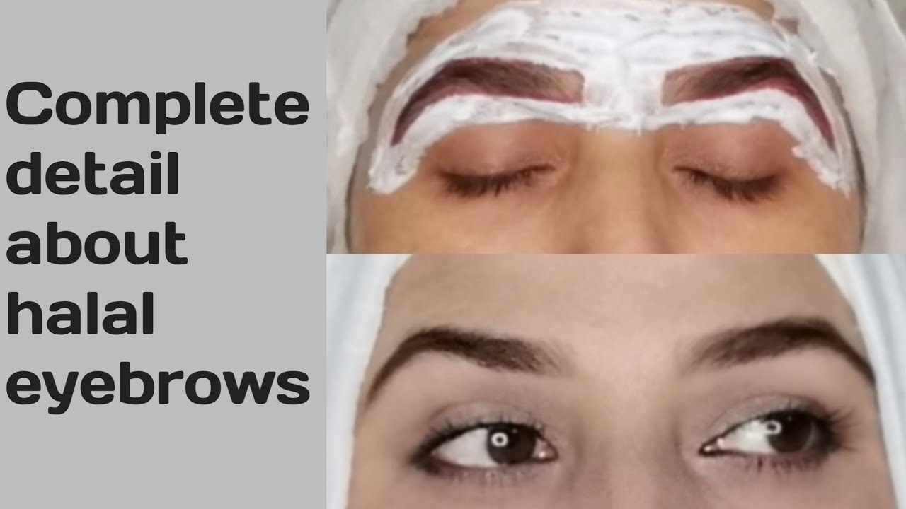 complete detail about halal eyebrows | my eyebrows routine | how I bleach my halal eyebrows | iram