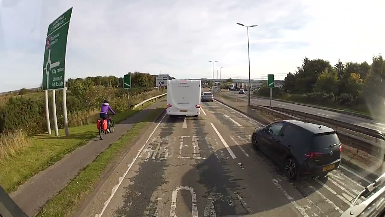 Invergorden south bound on the A9 part 2