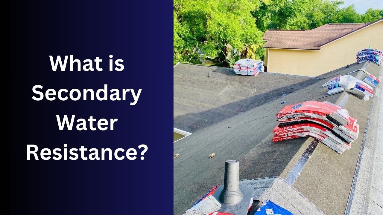 What is secondary water resistance?