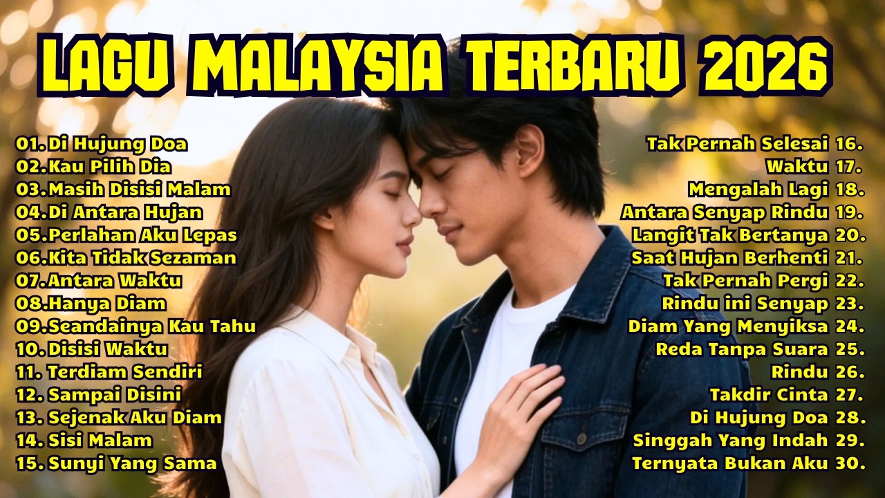 🎶 LAGU TENANG BUAT KERJA DAN SANTAI | FULL ALBUM LAGU MALAYSIA SLOW ROCK MELLOW TERBARU 2026
