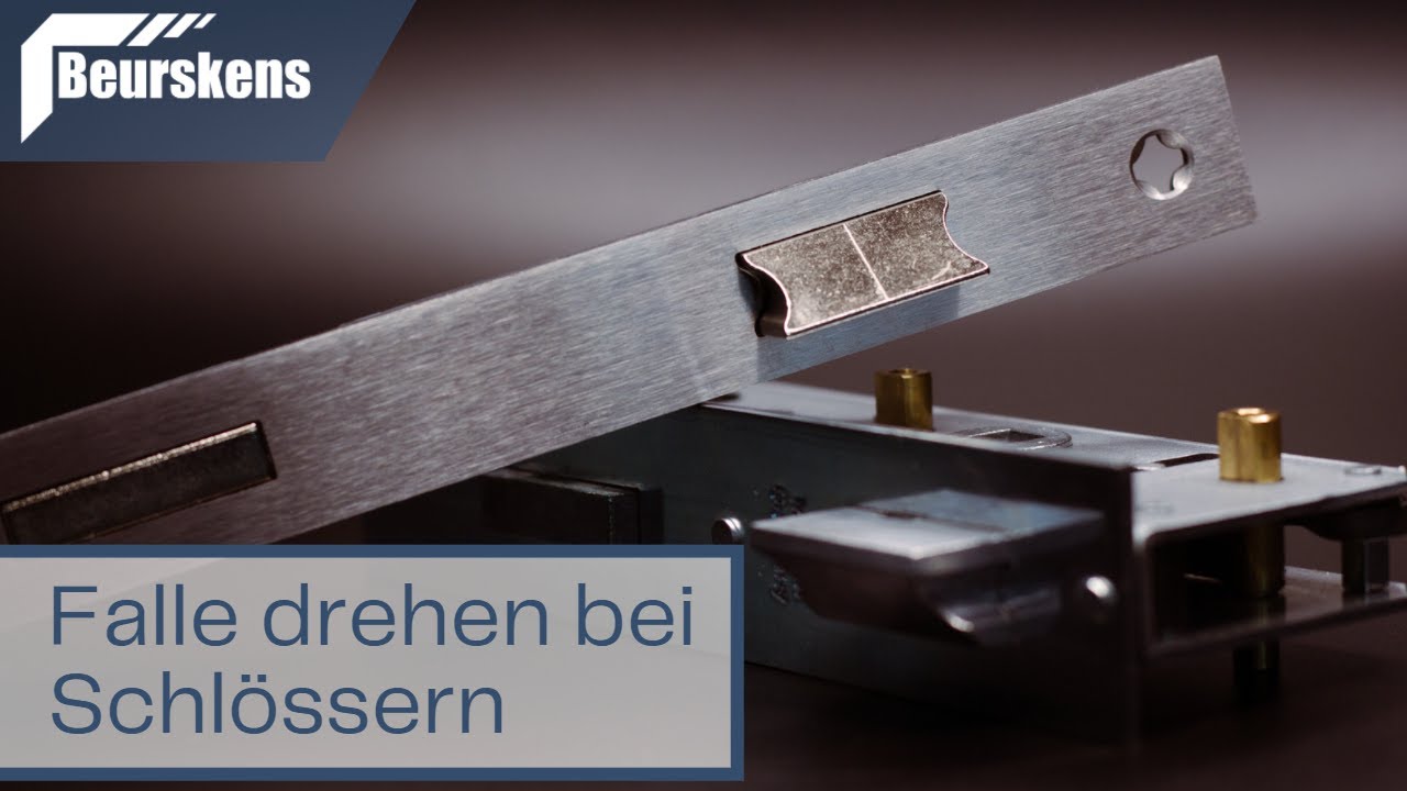 Falle drehen bei Schlössern | Rohrrahmenschloss | Kastenschloss