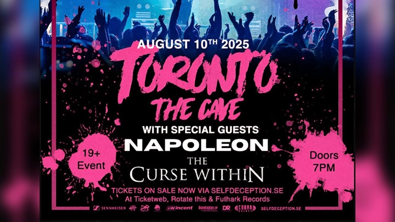 The Curse Within LIVE at The Cave – Toronto | August 10, 2025