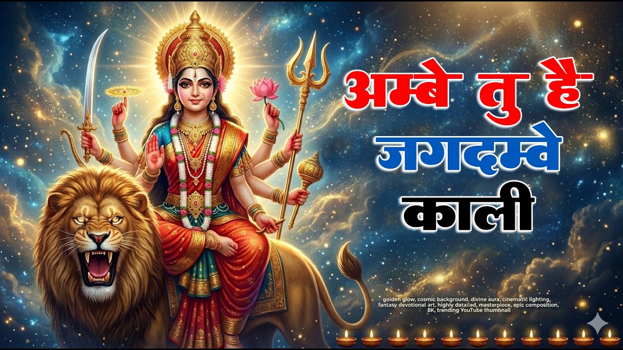 अम्बे तू है जगदम्बे काली- ॐ जय अम्बे गौरी | भोर भई दिन चढ़ गया मेरी अम्बे-Om Jai Ambey