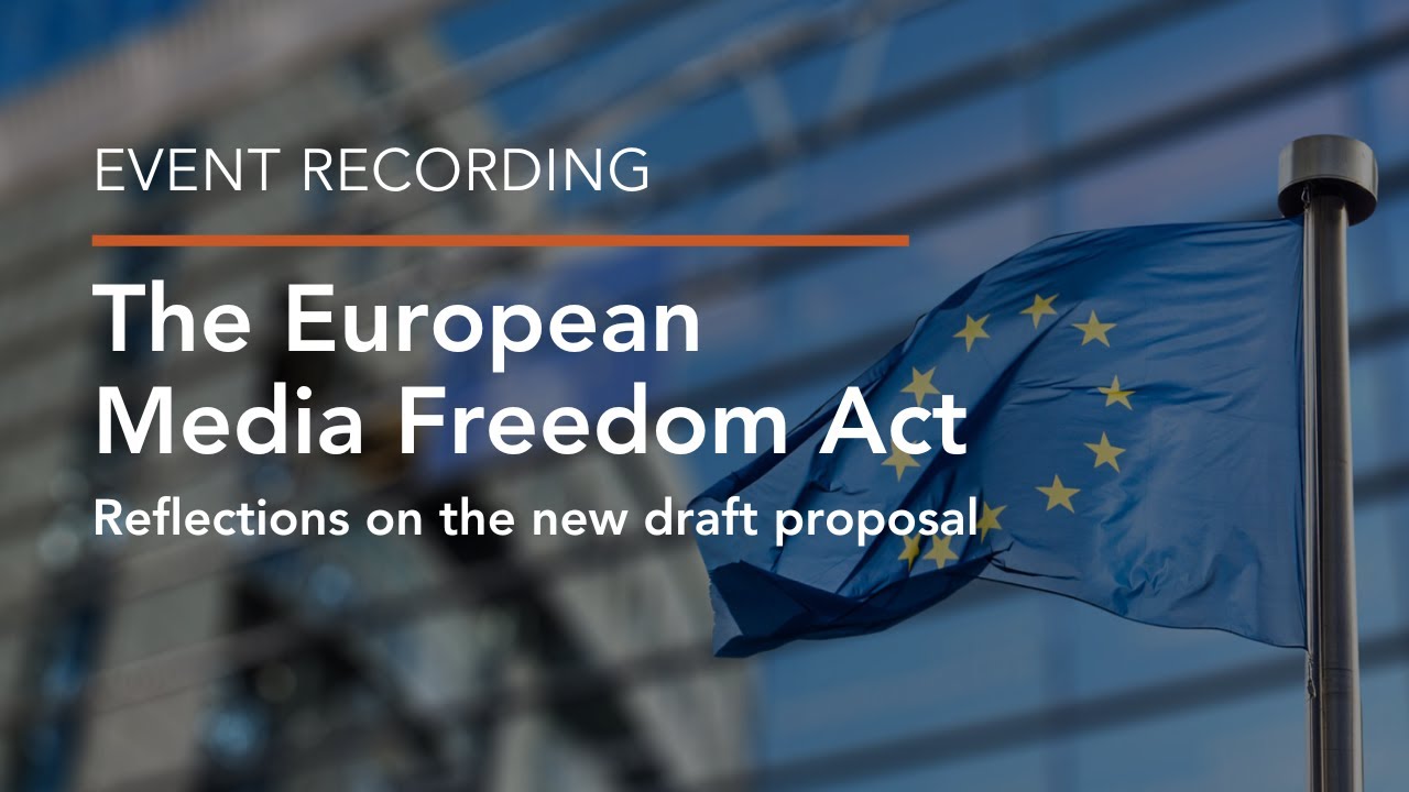 The European Media Freedom Act. Reflections on the new draft proposal