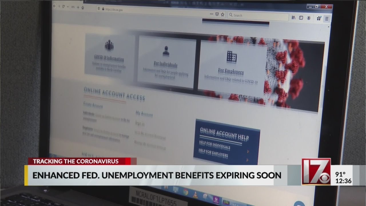 Enhanced federal unemployment benefits ending soon