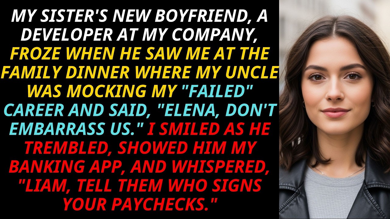 Uncle Mocked My “Failed Career”—I Told My Sister's BF “Liam, Tell Them Who Who Signs Your Paychecks”