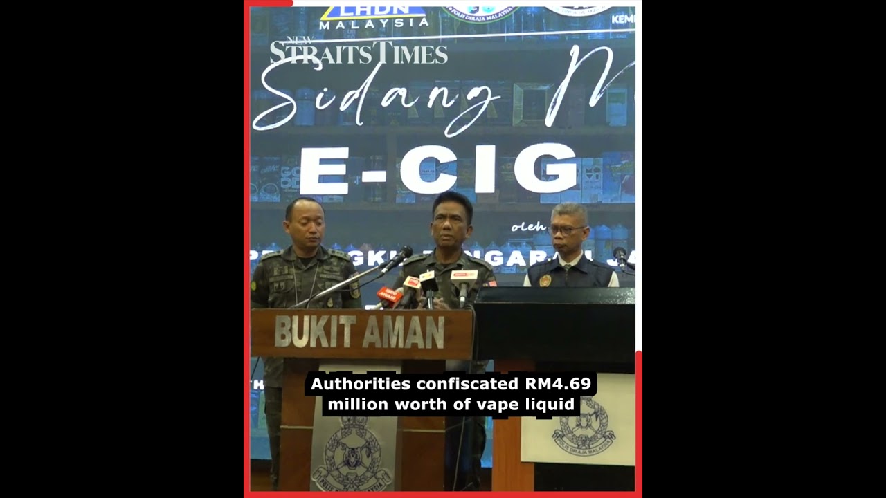 RM8.87mil in illegal vapes seized; 2,140 personnel deployed in nationwide crackdown