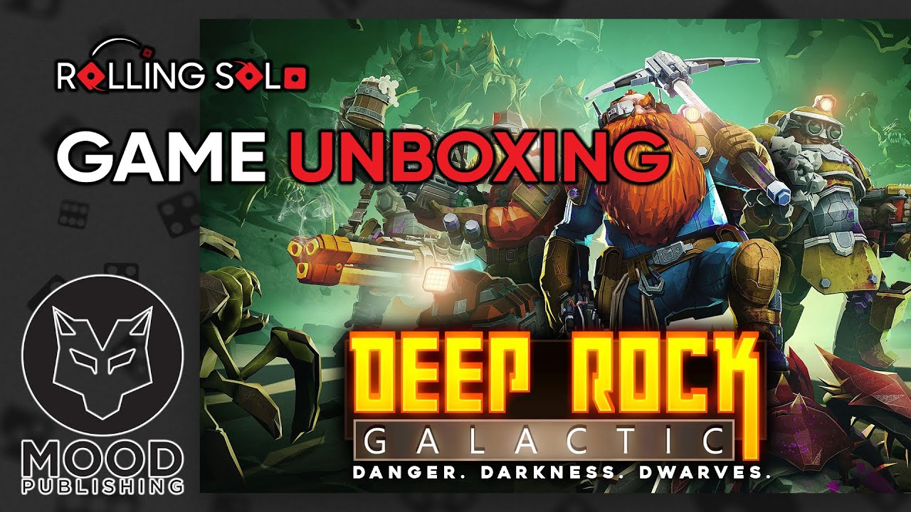 Deep Rock Galactic: The Board Game | Game Unboxing