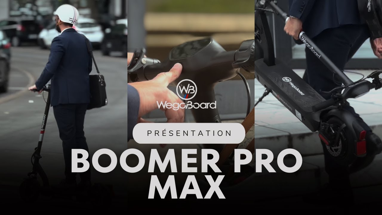 Présentation Trottinette Électrique Boomer Pro Max