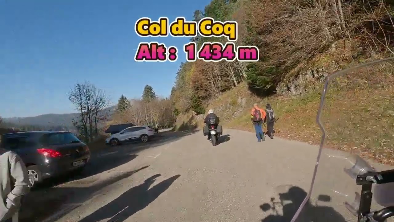 Le Grésivaudan Col du Coq ,  Saint Pierre de Chartreuse ,  EN SUZUKI  V-STROM 800 SE