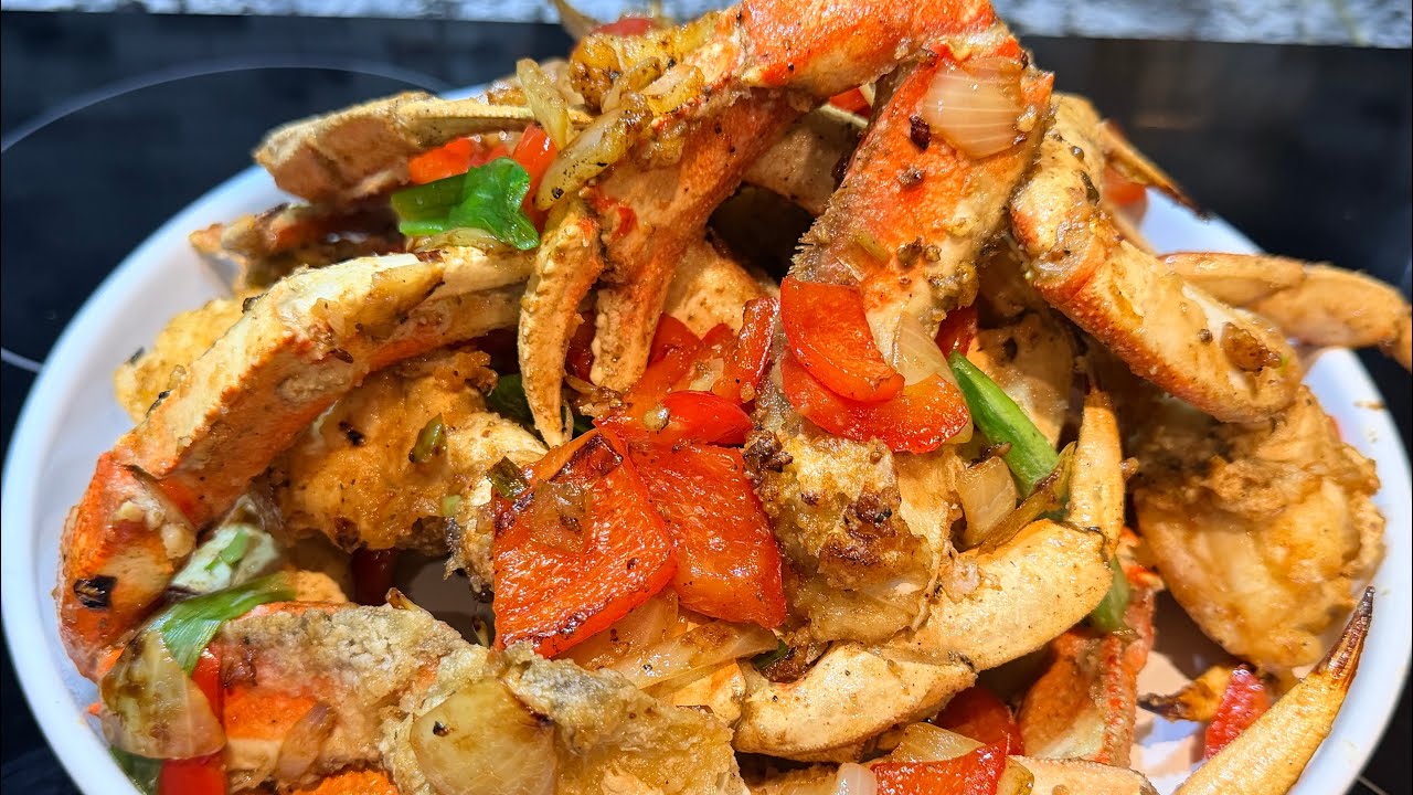 How to make Salt & Pepper Crab || Ly Cooks 