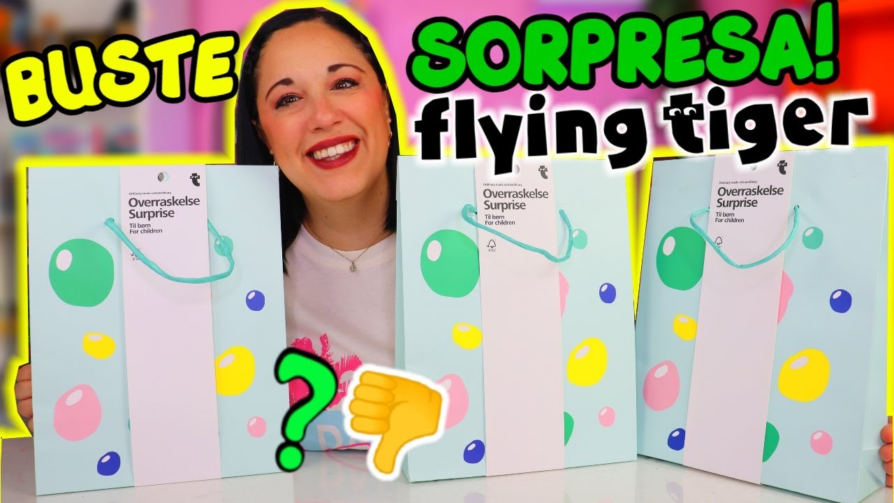 Apro 3 BUSTE SORPRESA di TIGER! iolanda sweets