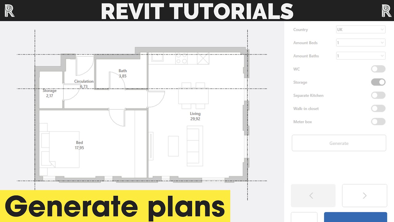 Быстрое создание планов помещений в Revit с помощью PlanFinder