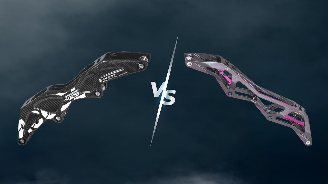 3x Aluminum frame VS ACCEL Carbon Frame - Powerslide Compare